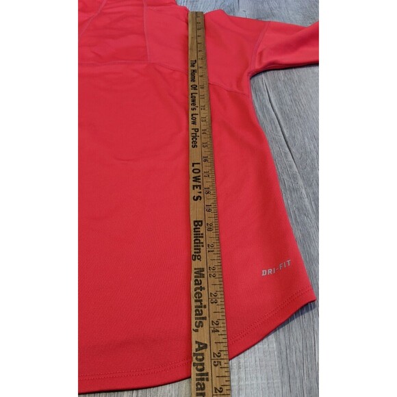 Nike Relay Red Running Pullover Cowl Neck Pullover Sweater Size S Small - Picture 8 of 8